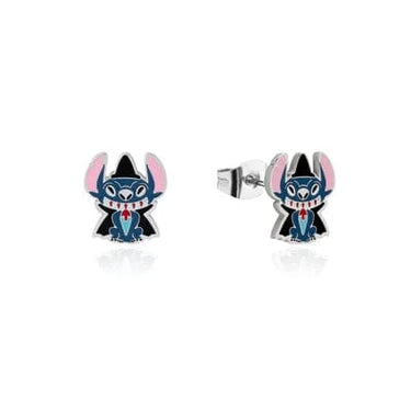 Techzone Geelong ECC Disney Lilo and Stitch Dracula Enamel Stud Earrings